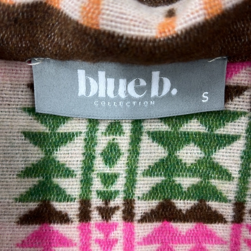 Blueb Colorful Aztec Printed Button Front Oversiz… - image 5